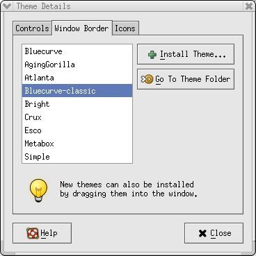 Theme window border